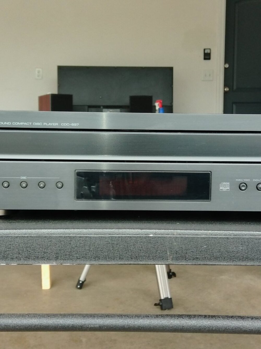 YAMAHA CDC-697 Natural Sound 5 CD Changer w/Remote TESTED